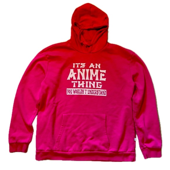 Pink Women’s Hoodie “It’s an Anime Thing” 2XL - Picture 1 of 6